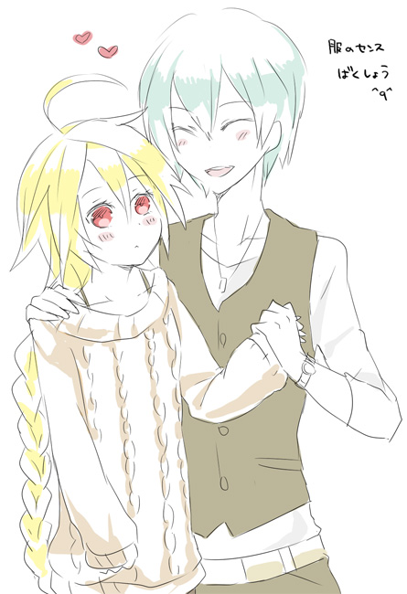 lambda-11 and hazama (blazblue) drawn by yuya_(oshidori)