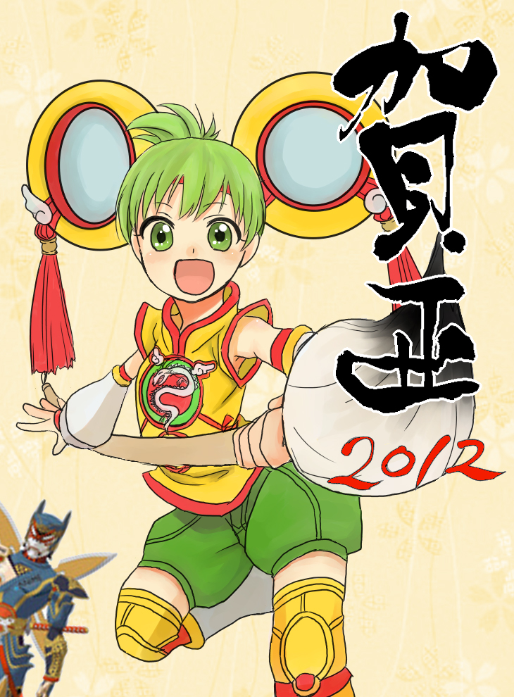 ivan karelin, huang pao-lin, dragon kid, and origami cyclone (tiger & bunny) drawn by canvas00