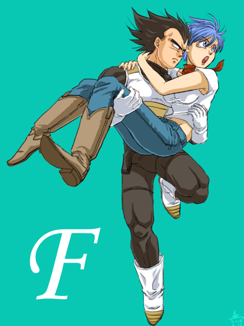 vegeta and bulma (dragon ball and 2 more) drawn by karasuma_raul