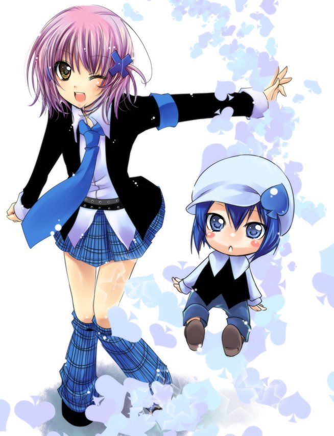 hinamori amu and miki (shugo chara!) drawn by yukian