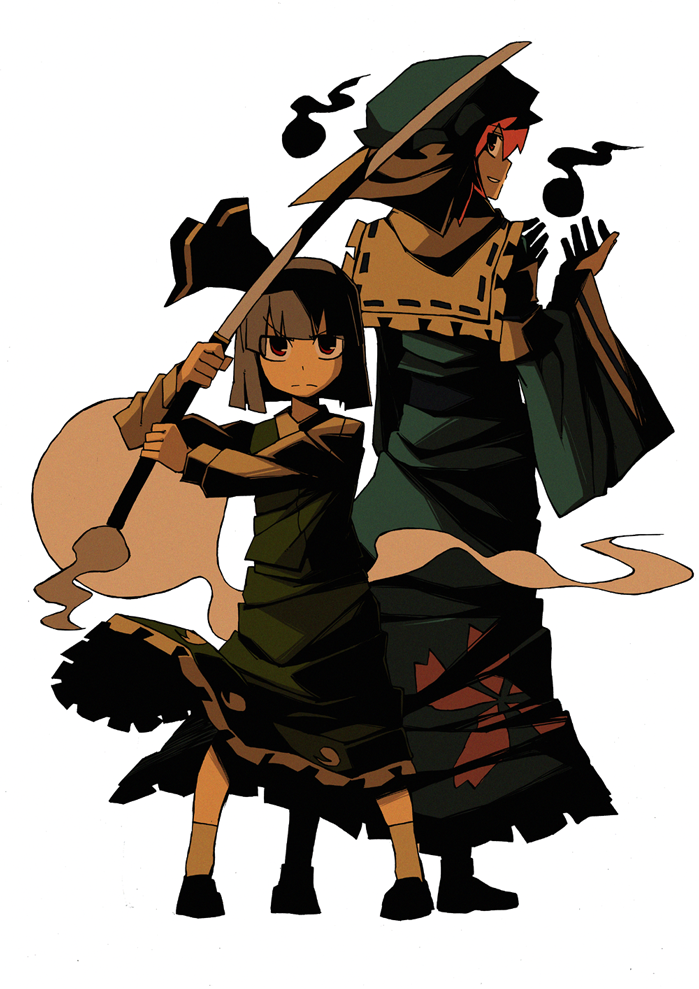 konpaku youmu and saigyouji yuyuko (touhou) drawn by yaza