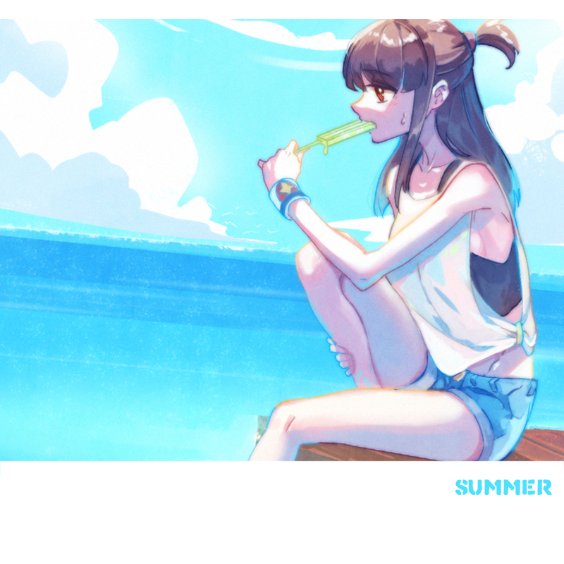 kagari atsuko (little witch academia) drawn by milk_puppy