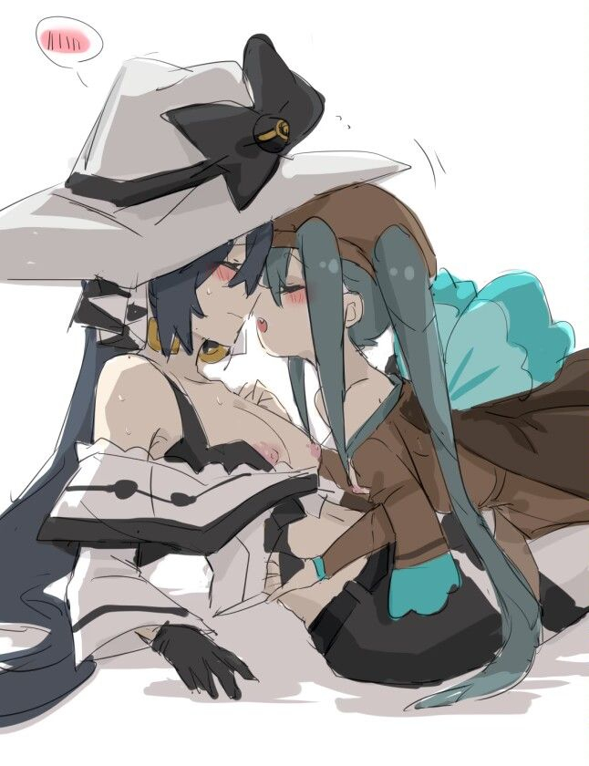 hatsune miku, dark miku, and bug miku (pokemon and 2 more) drawn by nejikyuu