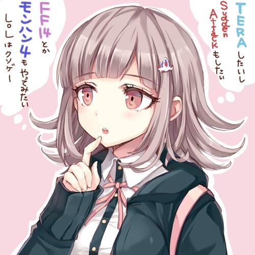 nanami chiaki (danganronpa and 1 more) drawn by momoko_(momopoco)