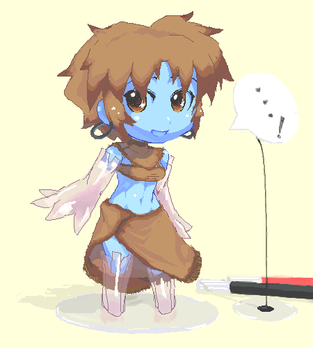 ice spirit (original) drawn by higa_norio