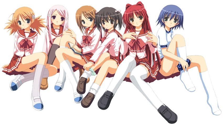 kousaka tamaki, komaki manaka, yuzuhara konomi, lucy maria misora, tonami yuma, and 1 more (to heart and 1 more) drawn by aikawa_touma