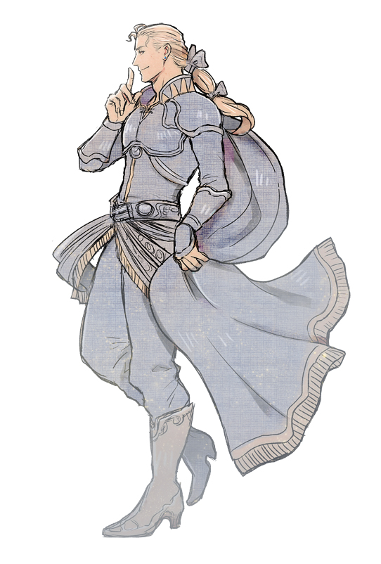edgar roni figaro (final fantasy and 1 more) drawn by mzochi