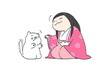 manzoku-san and me no warawa (neko atsume and 1 more) drawn by obuchi_(nanakamado1)
