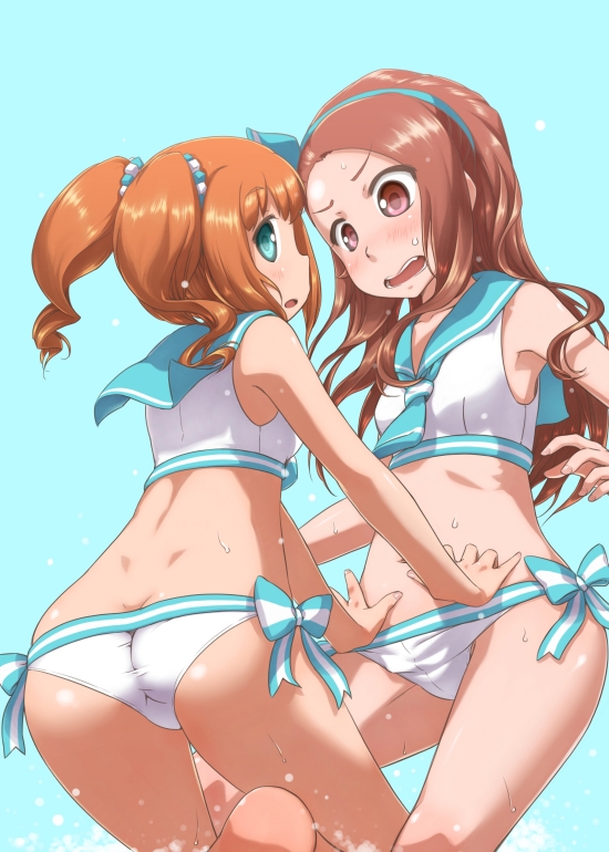minase iori and takatsuki yayoi (idolmaster) drawn by ttomm
