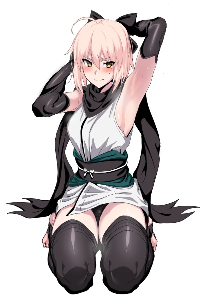 okita souji (fate and 1 more) drawn by ulrich_(tagaragakuin)