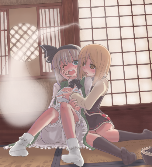 konpaku youmu and lunasa prismriver (touhou) drawn by fujii_jun