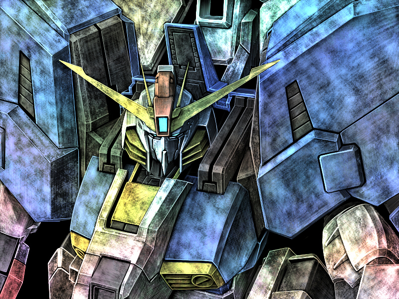 ex-s gundam (gundam and 1 more) drawn by tro_(trombe)