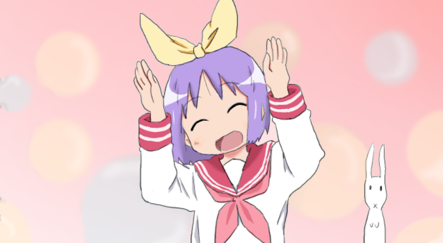 hiiragi tsukasa (lucky star and 1 more) drawn by 3on3-11-ki