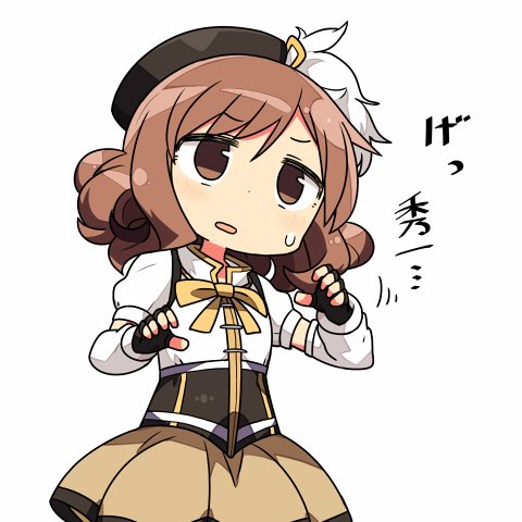 tomoe mami and oumae kumiko (mahou shoujo madoka magica and 1 more) drawn by kanikama