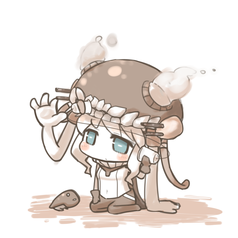 wo-class aircraft carrier, i-class destroyer, and kuchiku i-kyuu (kantai collection) drawn by inishie
