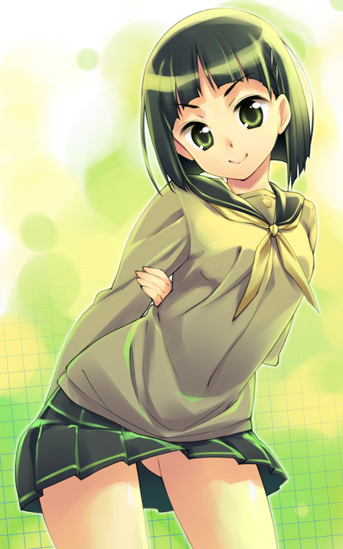 kirigaya suguha (sword art online) drawn by hoshizaki_hikaru