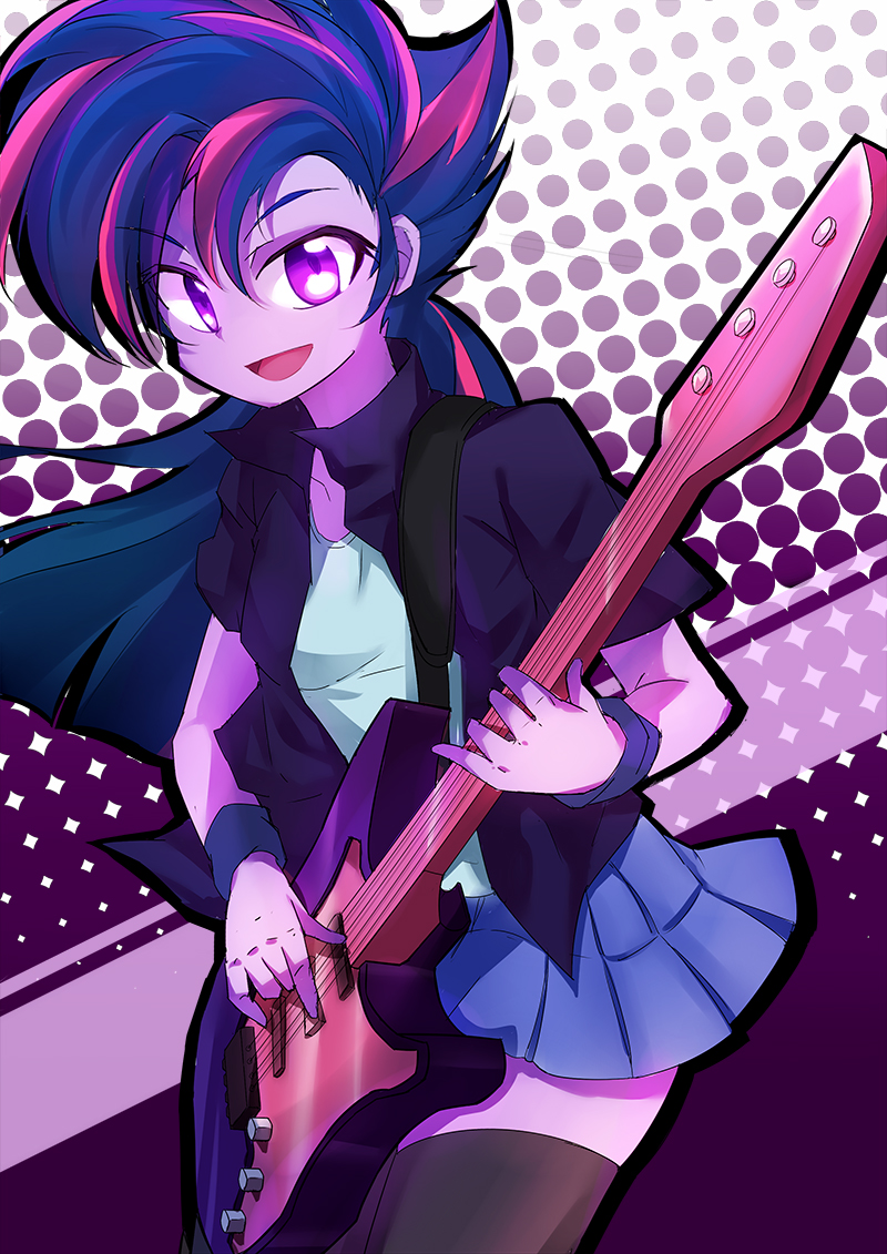 twilight sparkle (my little pony and 2 more) drawn by caibao_return