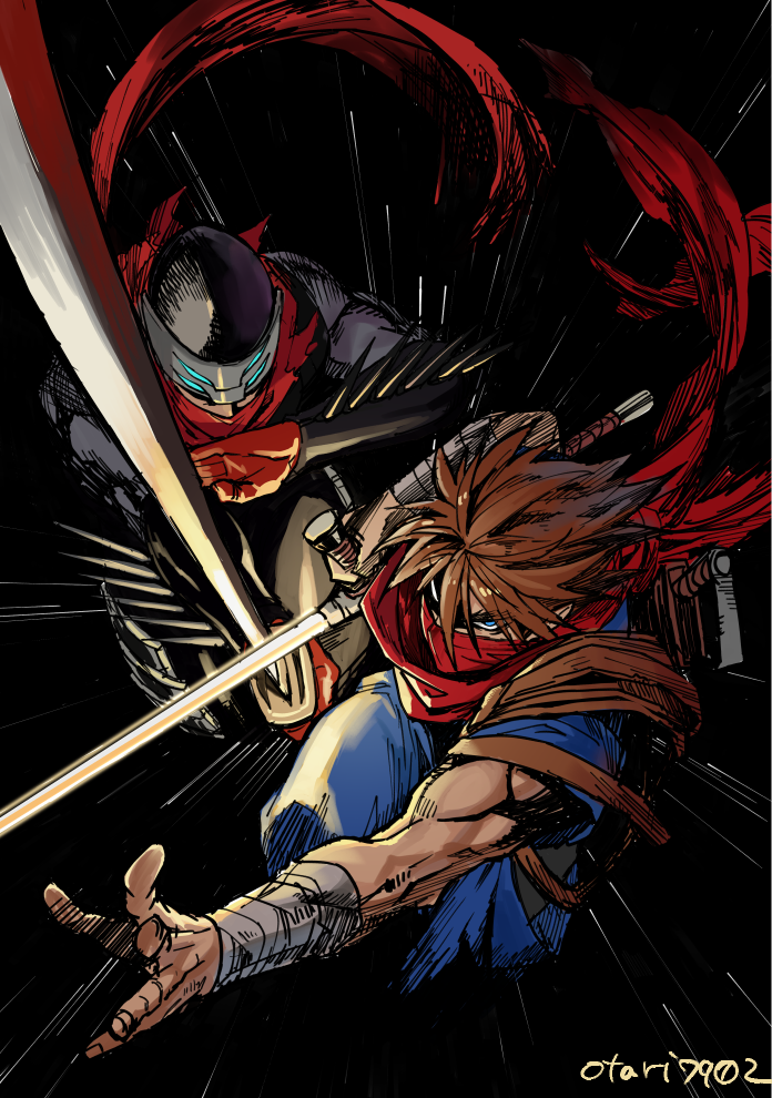 strider hiryuu and hotsuma (strider and 2 more) drawn by indesign