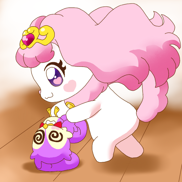 puff and aroma (precure and 1 more) drawn by hinata_(laby_spe)