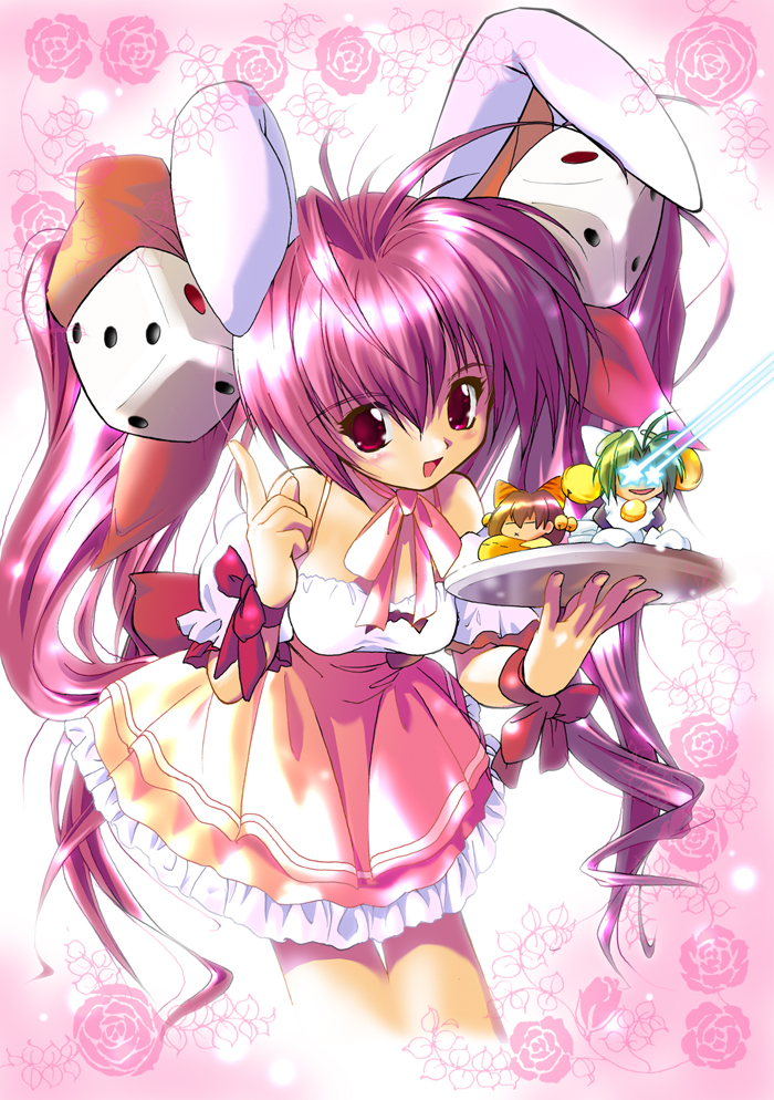 usada hikaru, dejiko, puchiko, and gema (di gi charat) drawn by komatsu_eiji