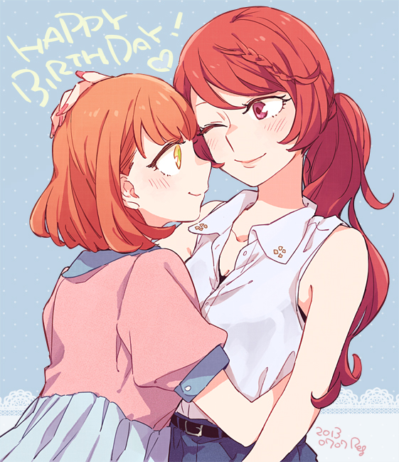 nanami haruka and shibuya tomochika (uta no prince-sama) drawn by pe88y_(yu_tsugirls)
