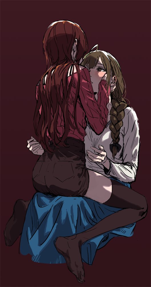 osaki amana and kuwayama chiyuki (idolmaster and 1 more) drawn by rr_(suisse200)
