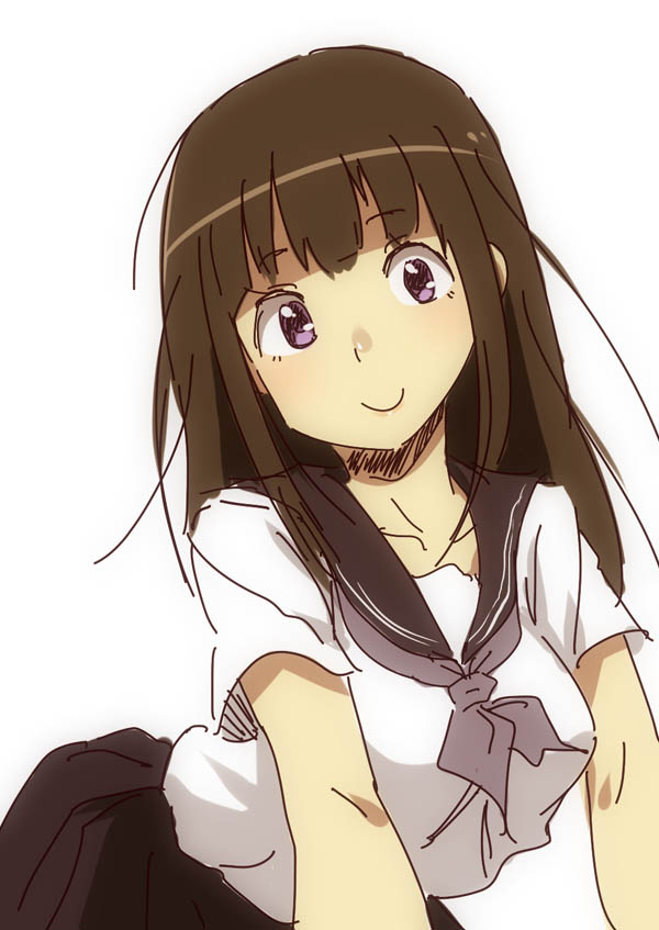 chitanda eru (hyouka) drawn by tamago_(yotsumi_works)