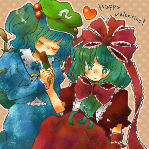 kawashiro nitori and kagiyama hina (touhou) drawn by korona