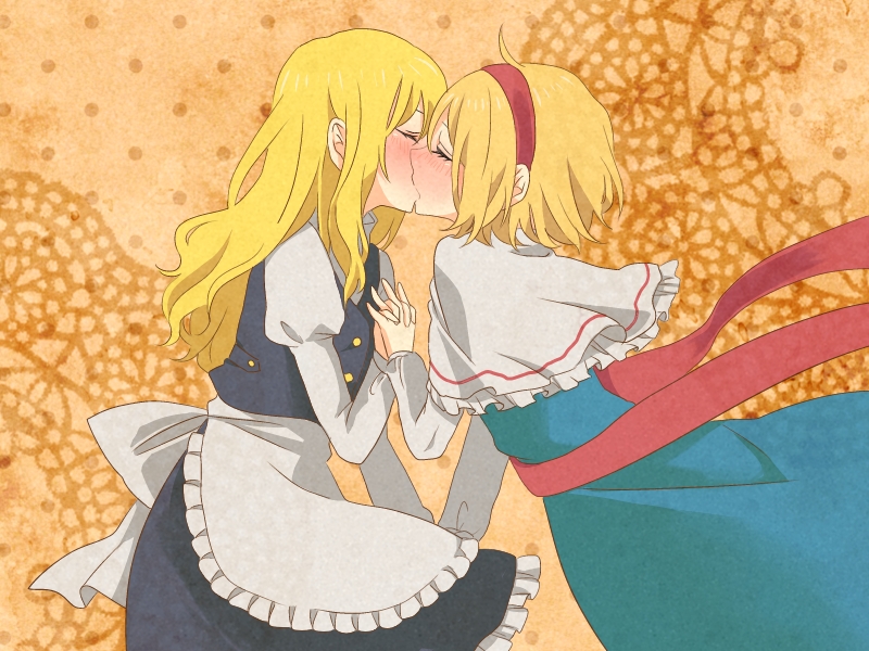 kirisame marisa and alice margatroid (touhou) drawn by tsuno_no_hito