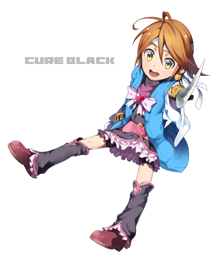 misumi nagisa and cure black (precure and 1 more) drawn by yuuzii