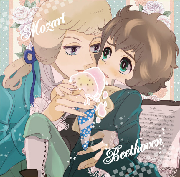 ludwig van beethoven and wolfgang amadeus mozart (real life)