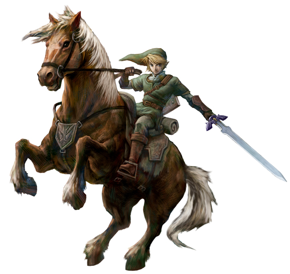 link and epona (the legend of zelda and 1 more)