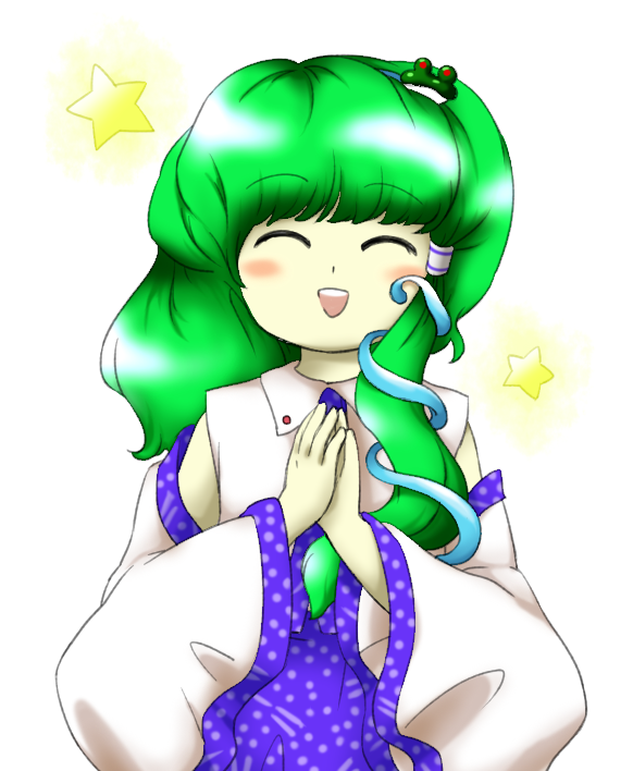 kochiya sanae (touhou and 1 more) drawn by nonamejd