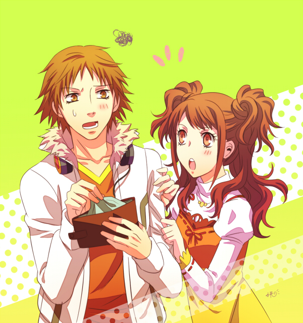 kujikawa rise and hanamura yousuke (persona and 1 more) drawn by michaelovten