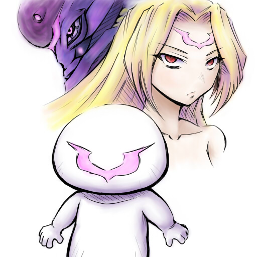nunnally vi britannia and nemo (code geass and 1 more) drawn by taroo
