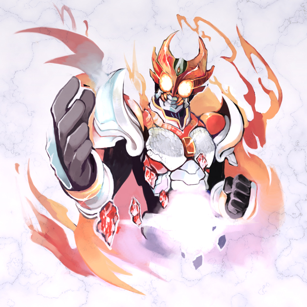 kamen rider agito (kamen rider and 1 more) drawn by shigehiro_(hiroi_heya)