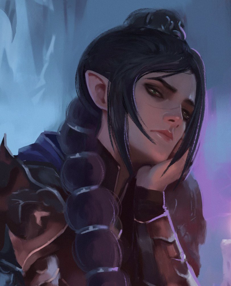 shadowheart (dungeons & dragons and 2 more) drawn by useless_elf