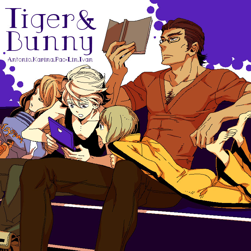 ivan karelin, huang pao-lin, karina lyle, and antonio lopez (tiger & bunny) drawn by hoshino_lily