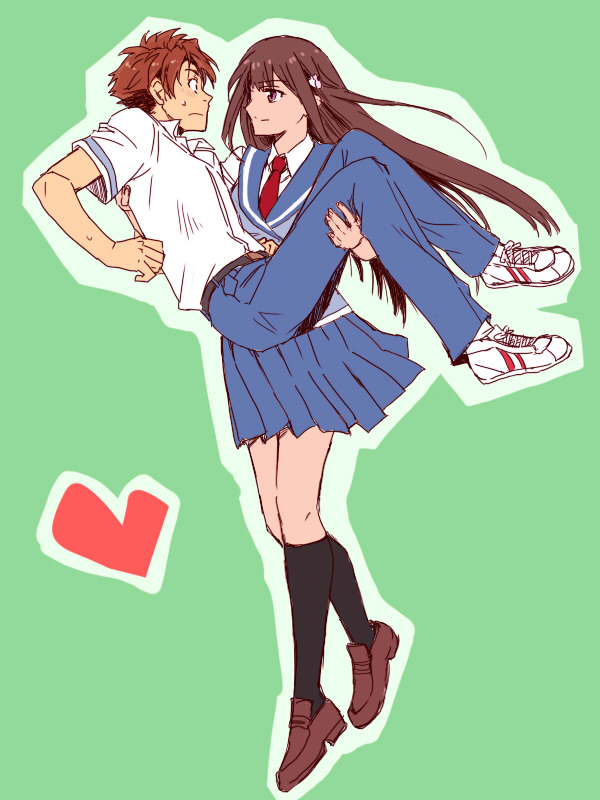 yumihara hina and watase aoba (buddy complex) drawn by fuukoym6886