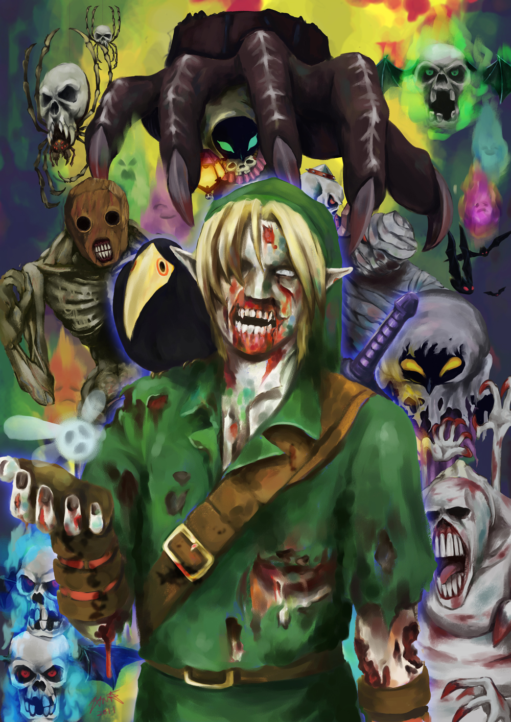 Link Navi Redead Poe Stalfos And 10 More The Legend Of Zelda And 1 More Drawn By Laura Metal Warrior Danbooru Link Navi Redead Poe Stalfos And 10 More The Legend Of Zelda And 1 More Drawn By Laura Metal Warrior Danbooru
