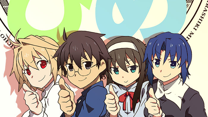 arcueid brunestud, ciel, tohno akiha, and tohno shiki (kono subarashii sekai ni shukufuku wo! and 1 more) drawn by tententensan