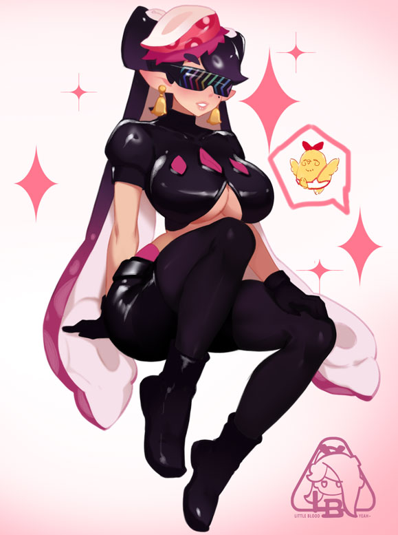 callie (splatoon and 1 more) drawn by little123blood