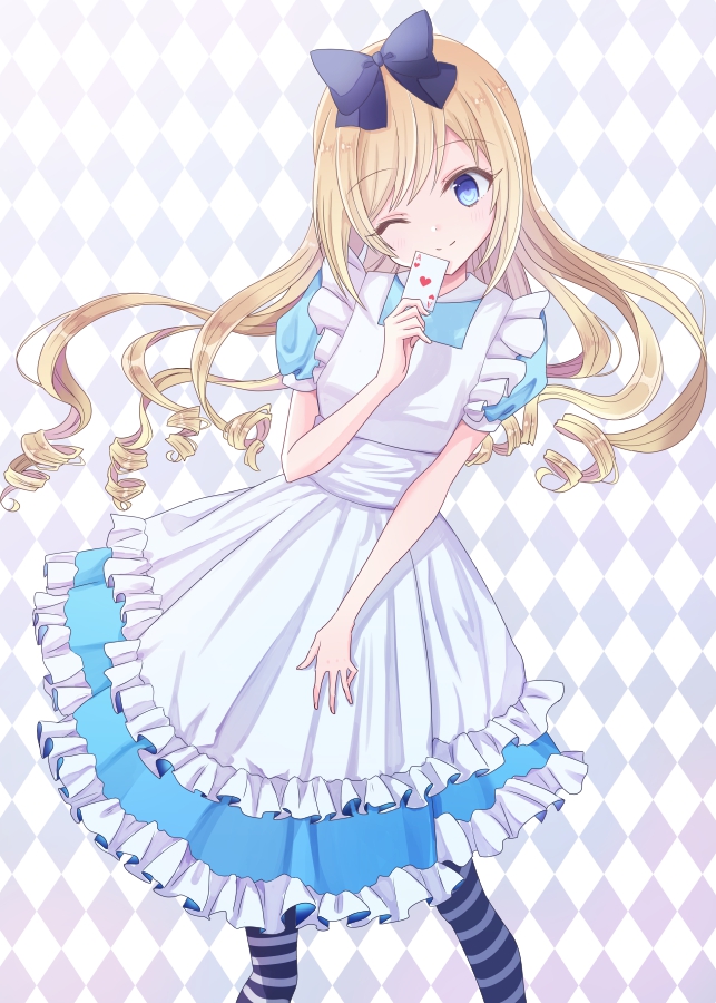 alice (alice's adventures in wonderland) drawn by suzume_anko