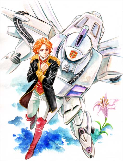 cecily fairchild and vigna ghina (gundam and 1 more) drawn by agahari