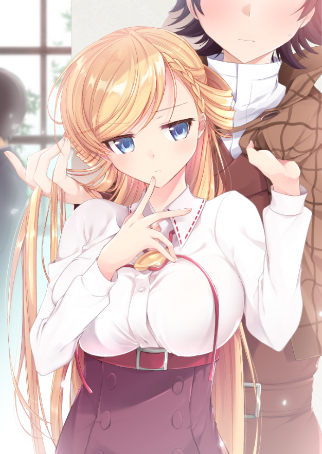 rinna milford and meishi leland (isshiki-san wa koi wo shiritai.) drawn by araragi_ayune