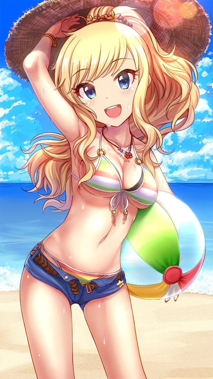 ohtsuki yui (idolmaster and 1 more) drawn by mintol_(qool+)
