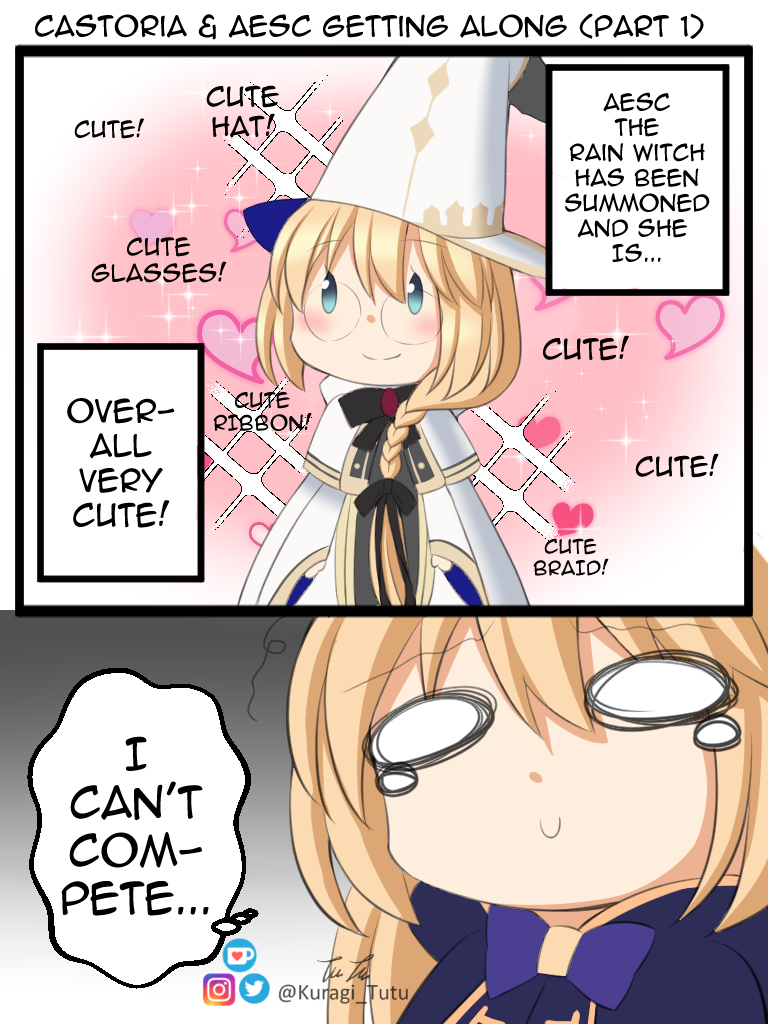 artoria pendragon, artoria caster, and aesc (fate and 1 more) drawn by kuragi_tutu