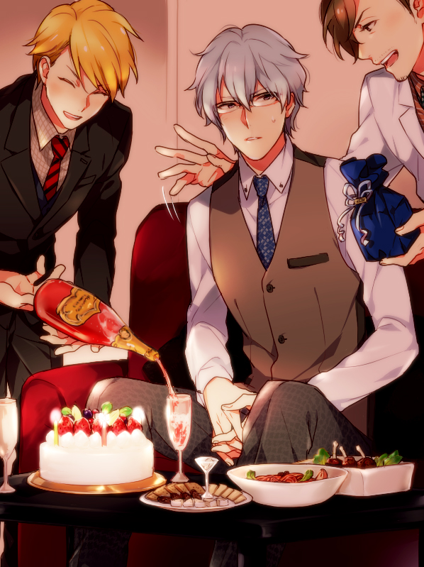 maita rui, yamashita jiro, and hazama michio (idolmaster and 1 more) drawn by uririri69