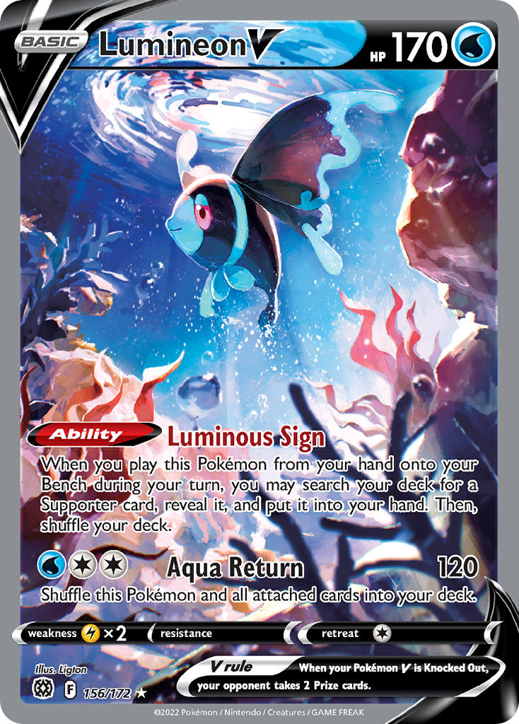 lumineon (pokemon and 1 more) drawn by ligton1225