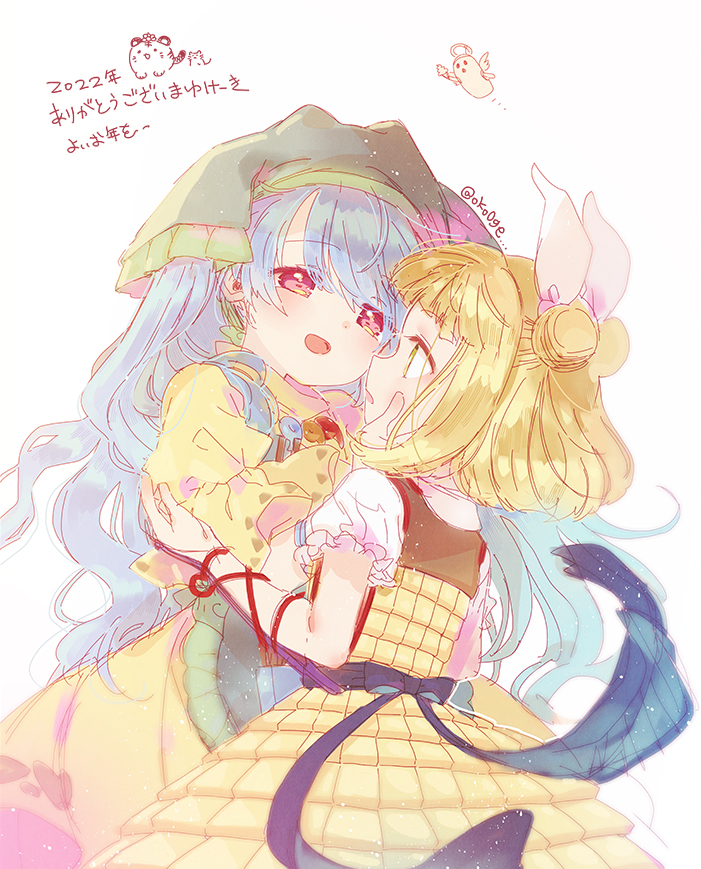 nazrin, toramaru shou, haniyasushin keiki, and joutouguu mayumi (touhou) drawn by biyon